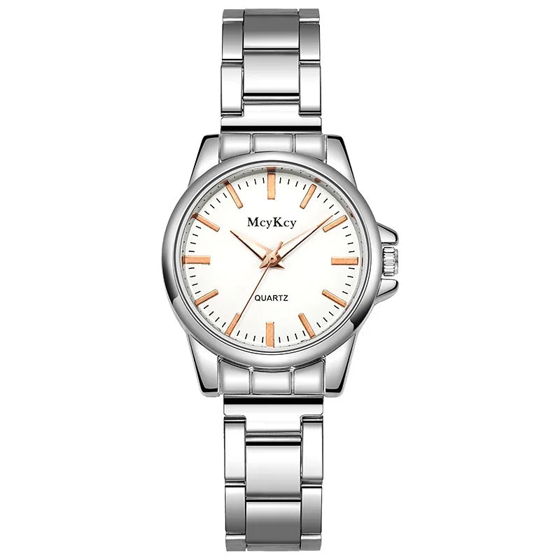 MOONBIFFY 1001 Men’s Stainless Steel Quartz Watch – Casual Fashion Wristwatch