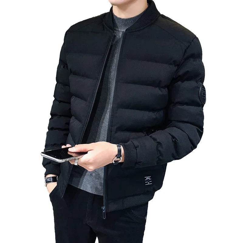 WORDKIND Men’s Winter Jacket – Warm Hooded Parka for Autumn & Winter
