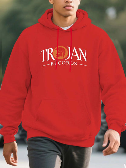 Men’s Heavy-Duty Thermal Hoodie – Winter Pullover Sweatshirt with Pockets