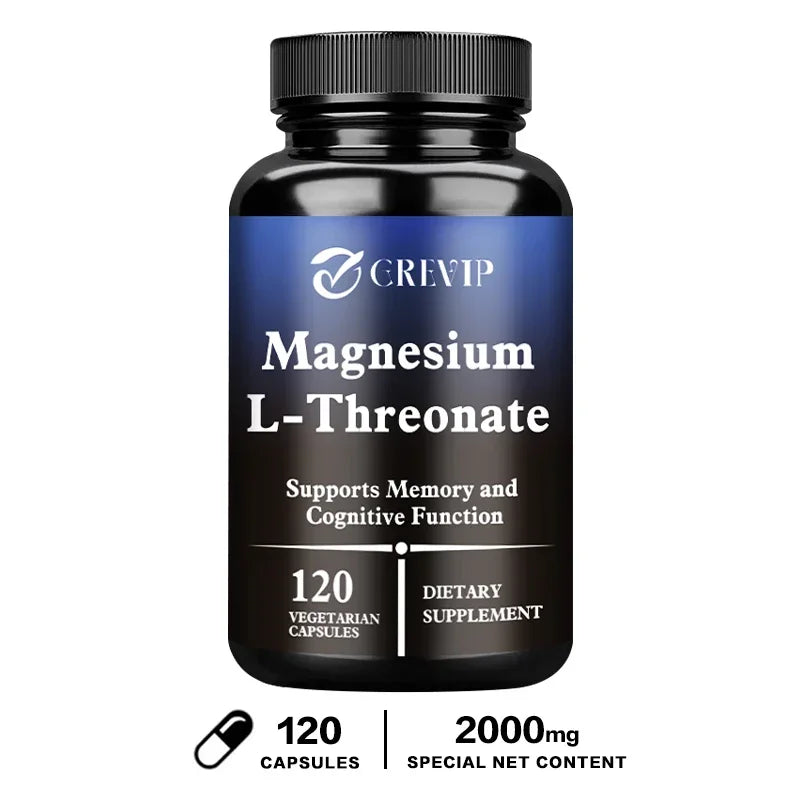 GREVIP Magnesium L-Threonate Supplement – Brain Health & Cognitive Support