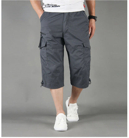 Men’s Casual Cotton Calf-Length Pants – Summer Comfort