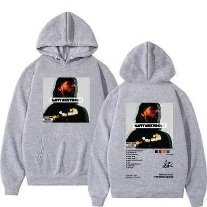 Men’s Music Album Hoodie – Hip-Hop Retro Gothic Sweatshirt with Hood