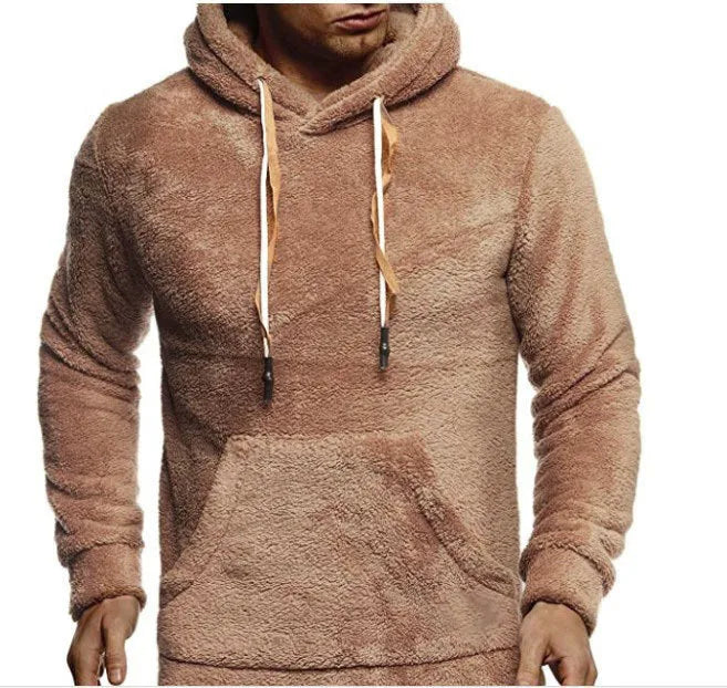 Men’s Casual Letter Print Hoodie – Autumn & Winter Essential