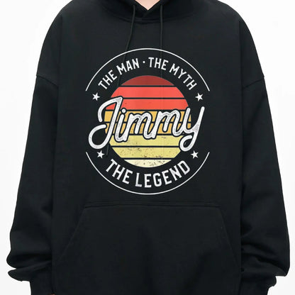 Men’s Cotton Hoodie – Solid Color Casual Pullover