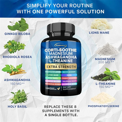 Xemenry Corti-Soothe – Cortisol & Adrenal Support Supplement