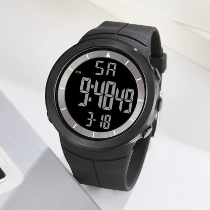 OHSEN 1805 Men’s Digital Sport Watch – 50M Waterproof, LED Display, Shock Resistant, Stopwatch, Alarm