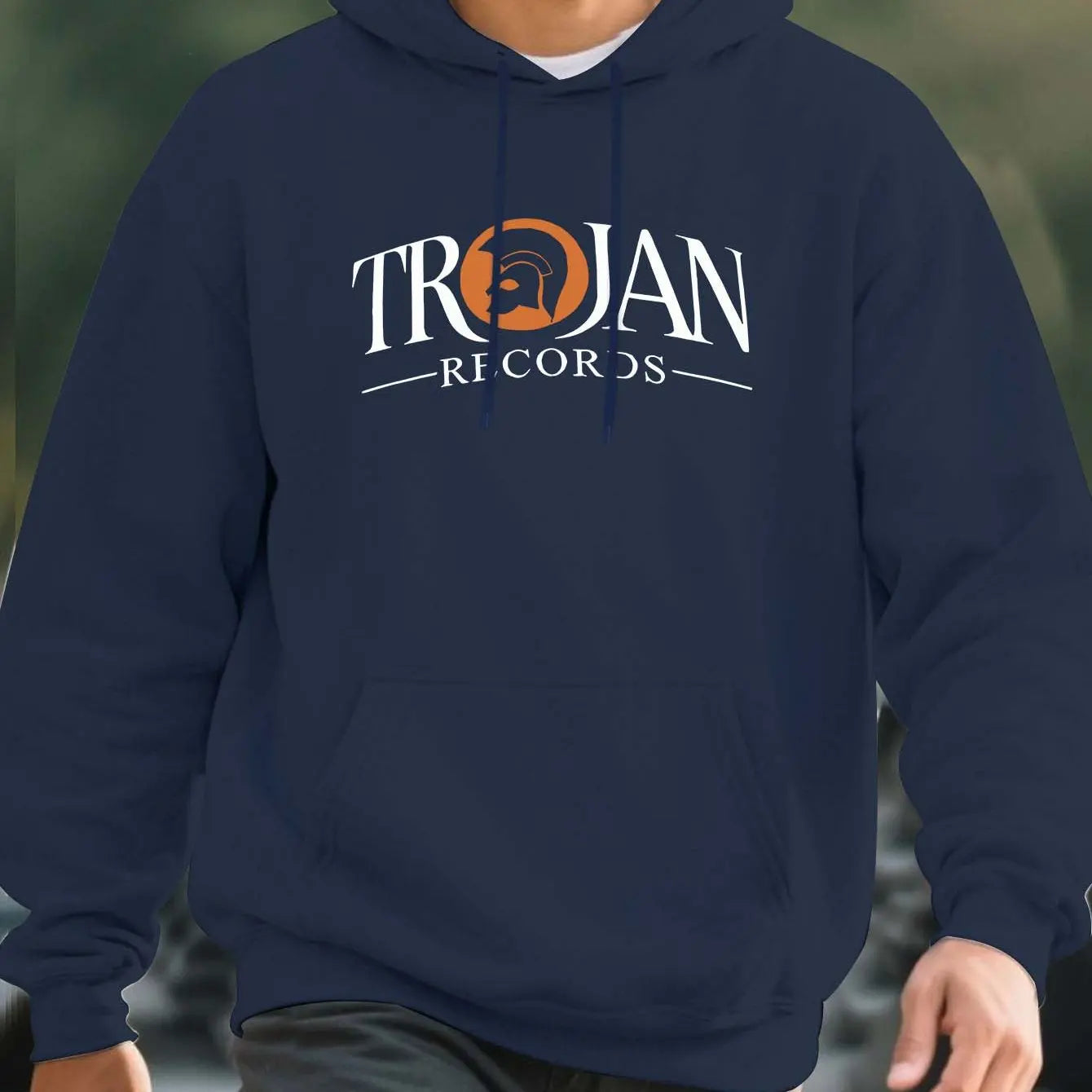 Men’s Heavy-Duty Thermal Hoodie – Winter Pullover Sweatshirt with Pockets