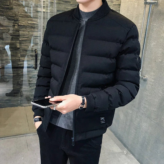WORDKIND Men’s Winter Jacket – Warm Hooded Parka for Autumn & Winter