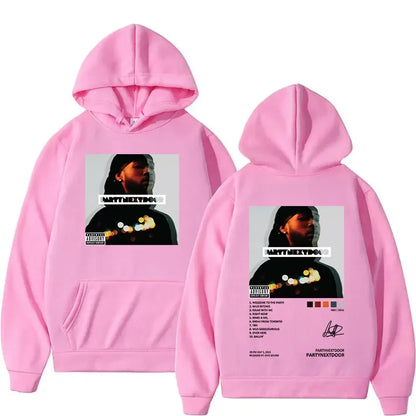 Men’s Music Album Hoodie – Hip-Hop Retro Gothic Sweatshirt with Hood