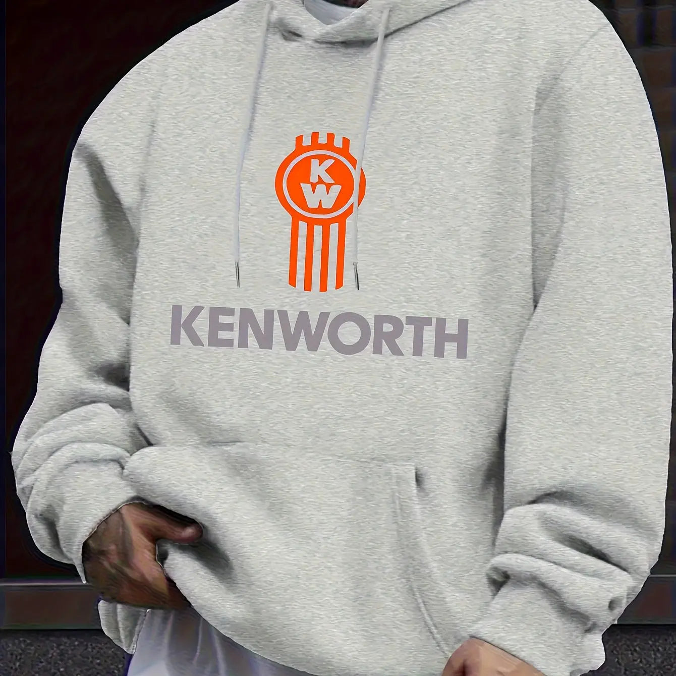 Men’s Casual Printed Hoodie – Lightweight Spring Style