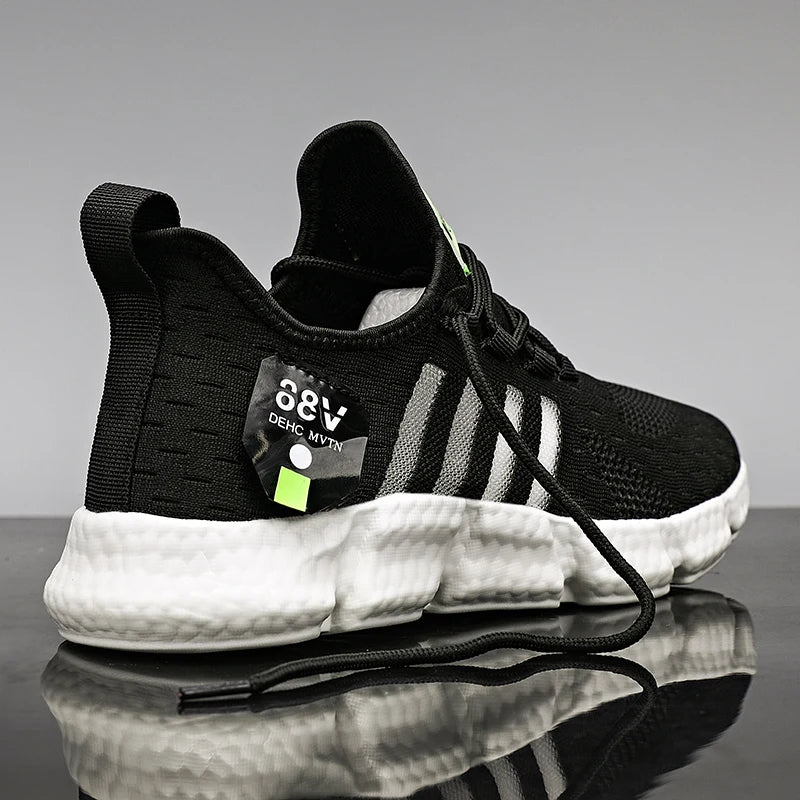Swenxun Men’s Breathable Light-Up Casual Shoes
