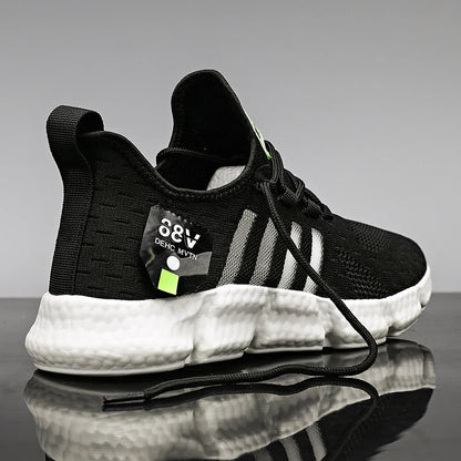 Swenxun Men’s Breathable Light-Up Casual Shoes