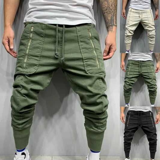 Men’s Casual Drawstring Pants – Lightweight Autumn Comfort