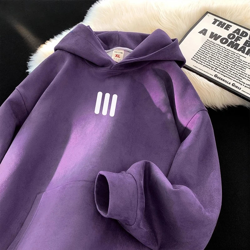 Men’s Sports Hoodie – Fleece-Lined Casual Pullover