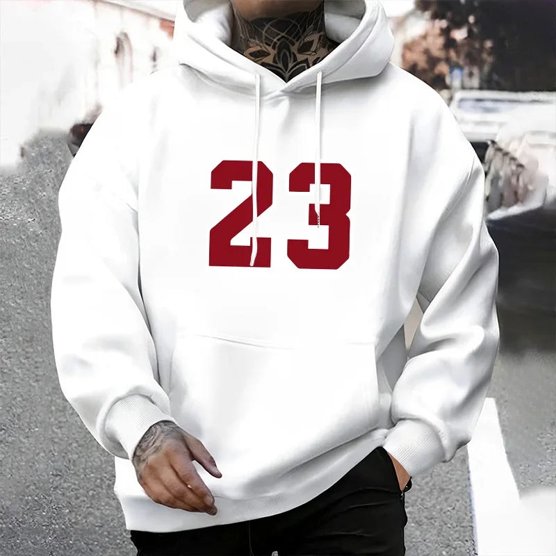 Men’s Hoodie 2025 – Casual Warm Pullover Sweatshirt for Fall & Winter