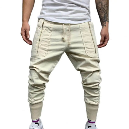 Men’s Casual Drawstring Pants – Lightweight Autumn Comfort