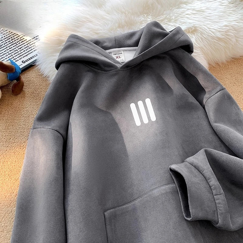 Men’s Sports Hoodie – Fleece-Lined Casual Pullover
