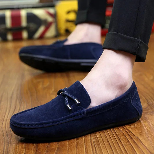Men’s Breathable Slip-On Boat Shoes – Summer Comfort & Style