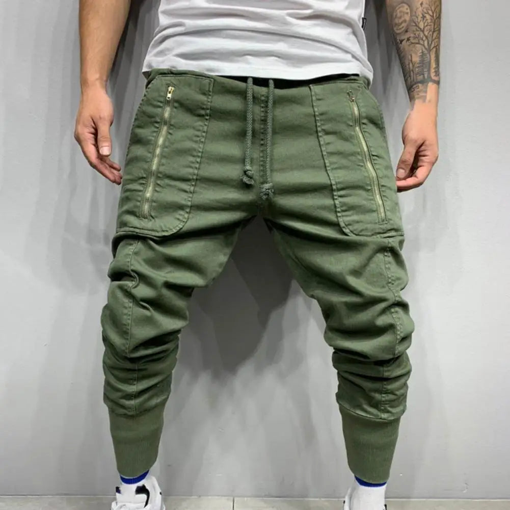 Men’s Casual Drawstring Pants – Lightweight Autumn Comfort