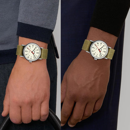 BIDEN Unisex Quartz Watch – Simple & Stylish with Nylon Strap