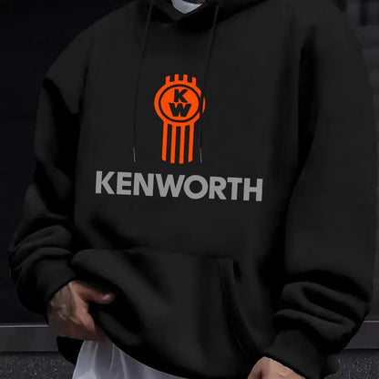Men’s Casual Printed Hoodie – Lightweight Spring Style