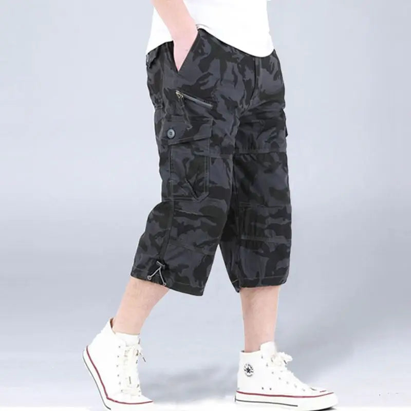 Men’s Casual Cotton Calf-Length Pants – Summer Comfort