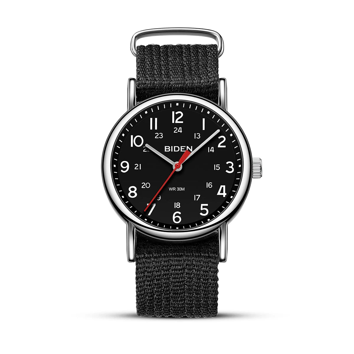 BIDEN Unisex Quartz Watch – Simple & Stylish with Nylon Strap