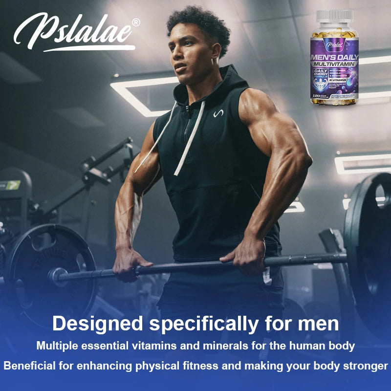 Pslalae Men’s Daily Multivitamin – Complete Energy & Health Support