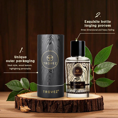 TROVEZ Oud Wood Eau de Parfum – 100ml