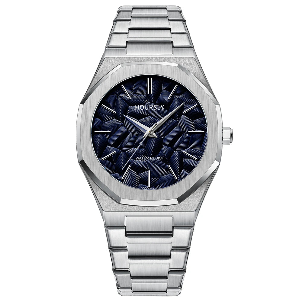 Wlisth/Wal-force Shi Quartz Men’s Watch – Stainless Steel, Luminous Hands, Water-Resistant Casual Fashion Wristwatch