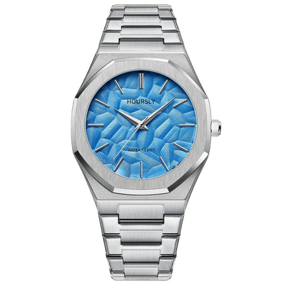 Wlisth/Wal-force Shi Quartz Men’s Watch – Stainless Steel, Luminous Hands, Water-Resistant Casual Fashion Wristwatch