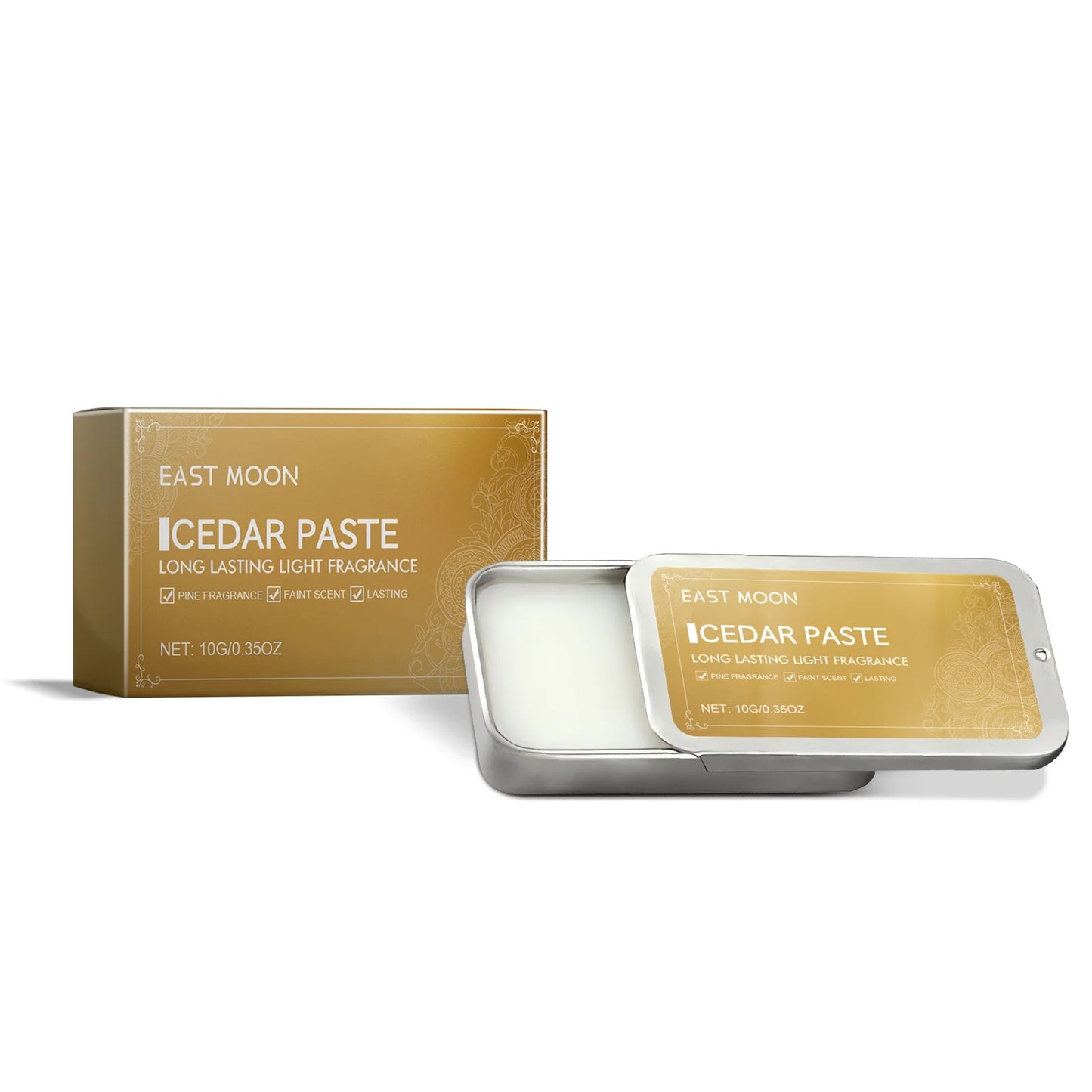 North Moon Men’s Sandalwood Solid Balm – Long-Lasting Portable Fragrance (7g / 10g / 30g)