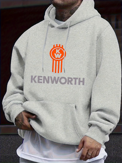Men’s Casual Printed Hoodie – Lightweight Spring Style