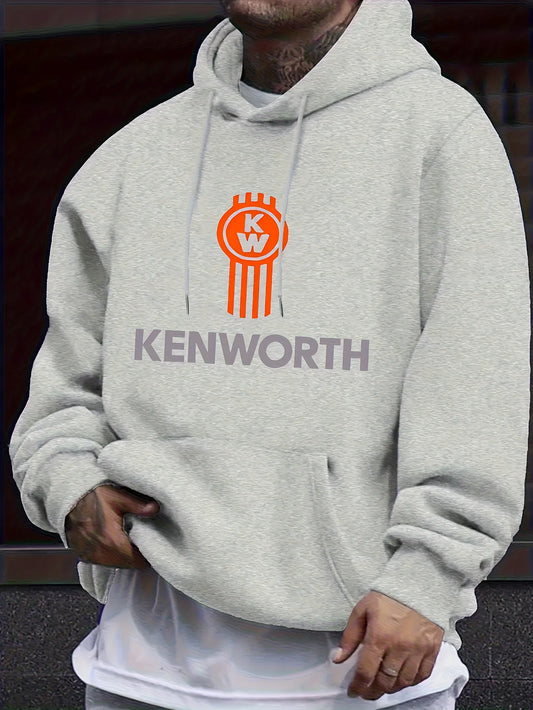 Men’s Casual Printed Hoodie – Lightweight Spring Style