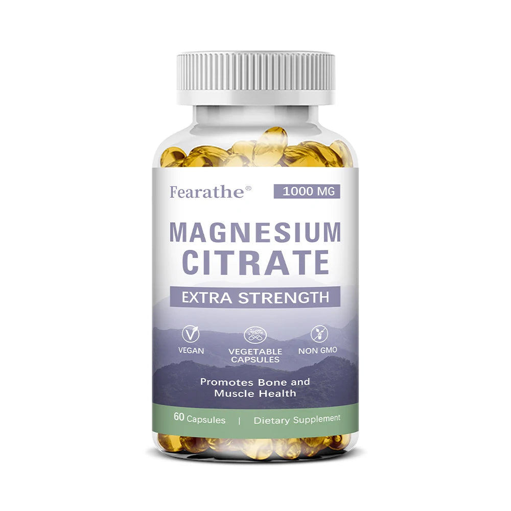 Fearathe Magnesium Citrate – High Absorption Magnesium Supplement