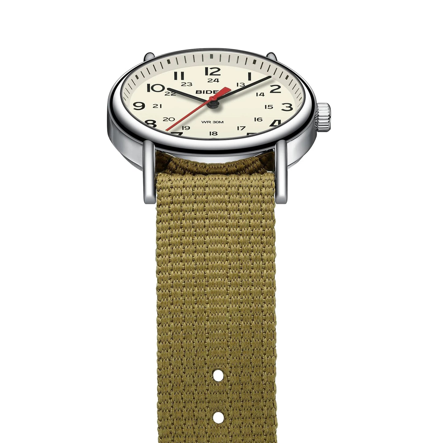 BIDEN Unisex Quartz Watch – Simple & Stylish with Nylon Strap