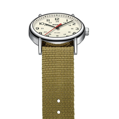 BIDEN Unisex Quartz Watch – Simple & Stylish with Nylon Strap