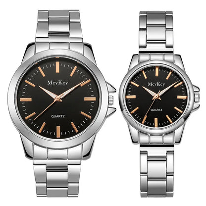 MOONBIFFY 1001 Men’s Stainless Steel Quartz Watch – Casual Fashion Wristwatch