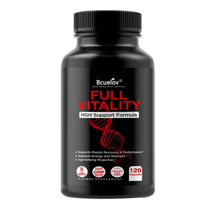 Bcuelov Advanced HGH Support Capsules – Muscle Growth & Vitality Formula