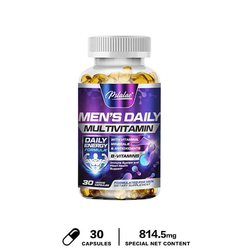 Pslalae Men’s Daily Multivitamin – Complete Energy & Health Support