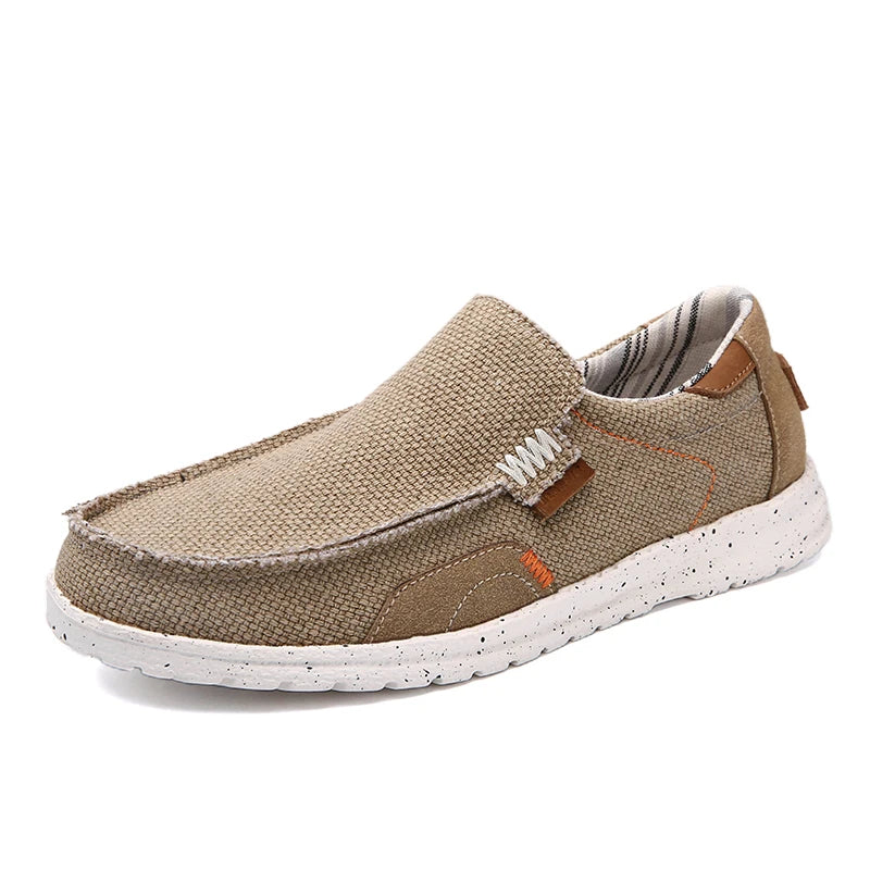 AXYGF Men’s Slip-On Canvas Casual Shoes – Lightweight Everyday Comfort