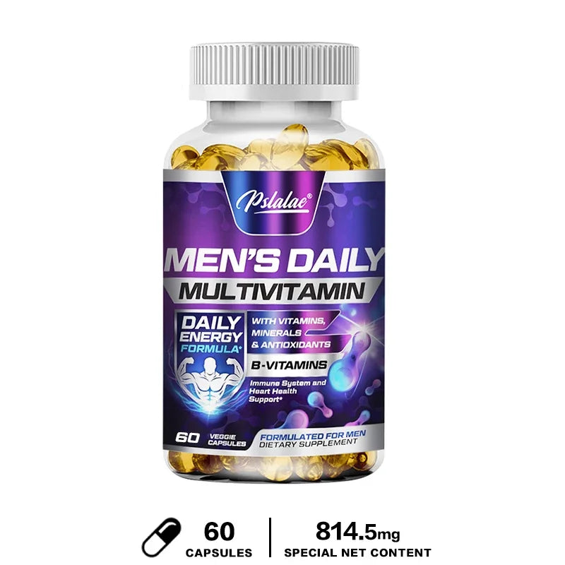 Pslalae Men’s Daily Multivitamin – Complete Energy & Health Support