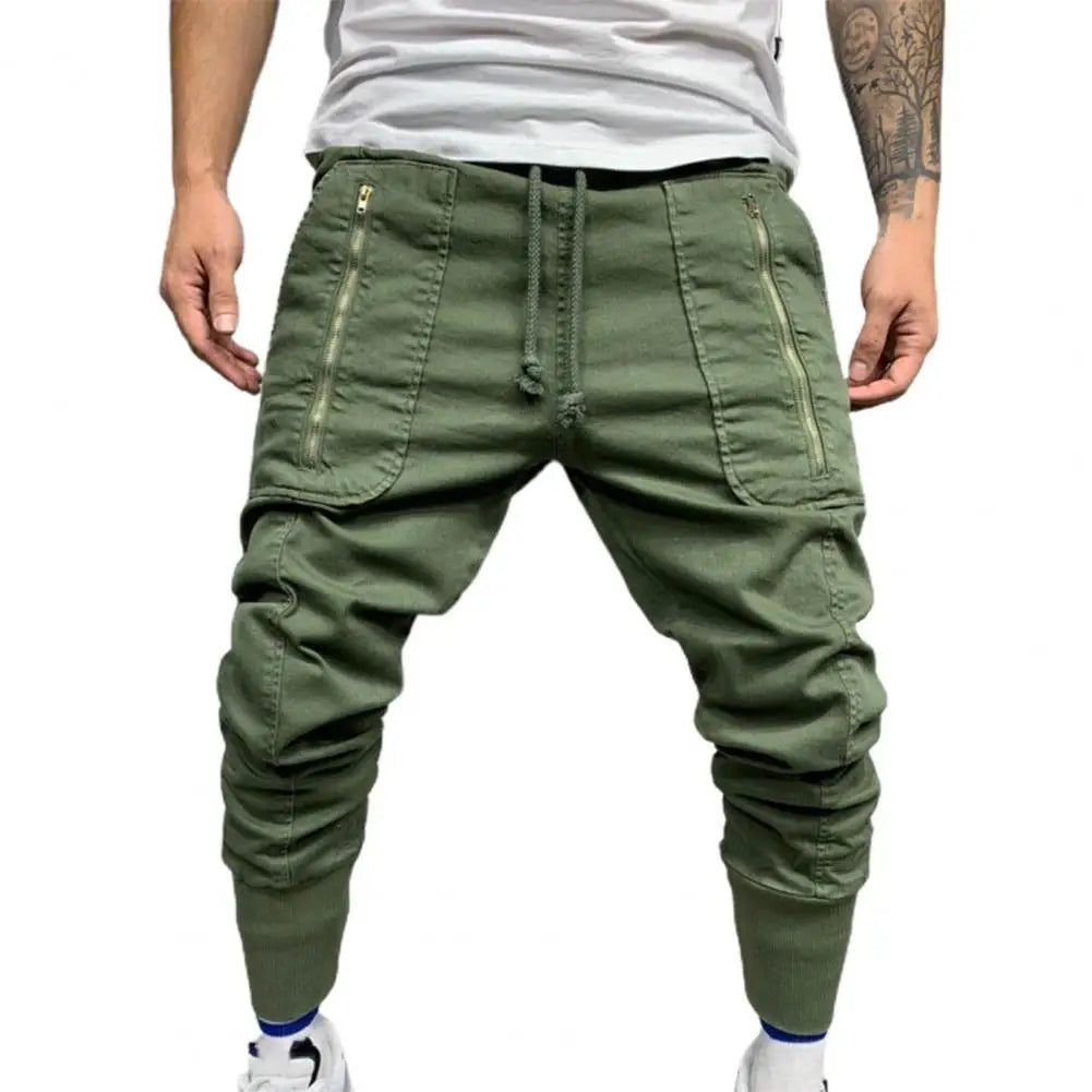Men’s Casual Drawstring Pants – Lightweight Autumn Comfort