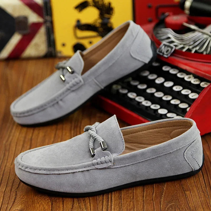Men’s Breathable Slip-On Boat Shoes – Summer Comfort & Style