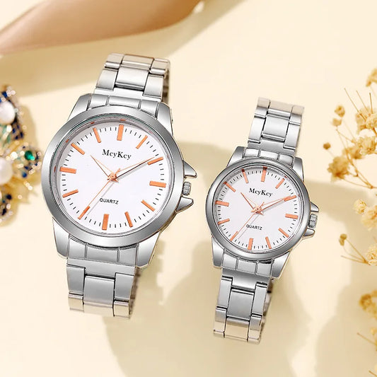 MOONBIFFY 1001 Men’s Stainless Steel Quartz Watch – Casual Fashion Wristwatch