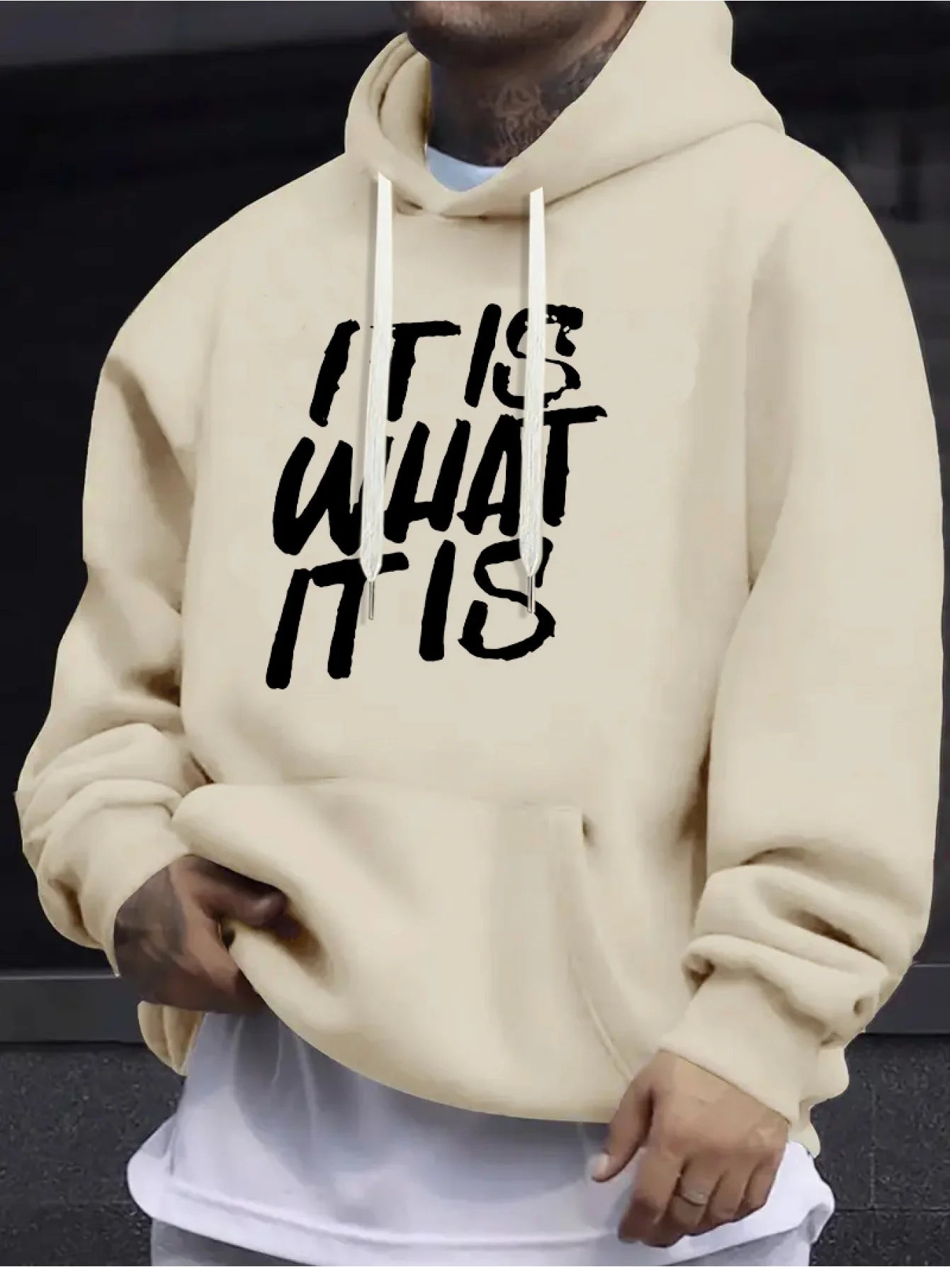 Men’s Cotton O-Neck T-Shirt – Casual Hip Hop Style