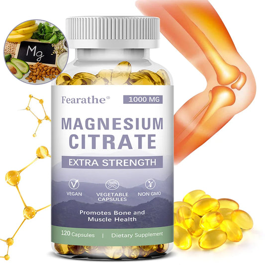 Fearathe Magnesium Citrate – High Absorption Magnesium Supplement