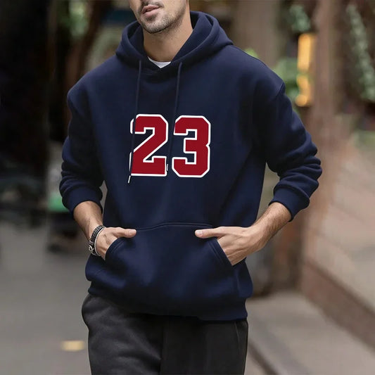 Men’s Hoodie 2025 – Casual Warm Pullover Sweatshirt for Fall & Winter