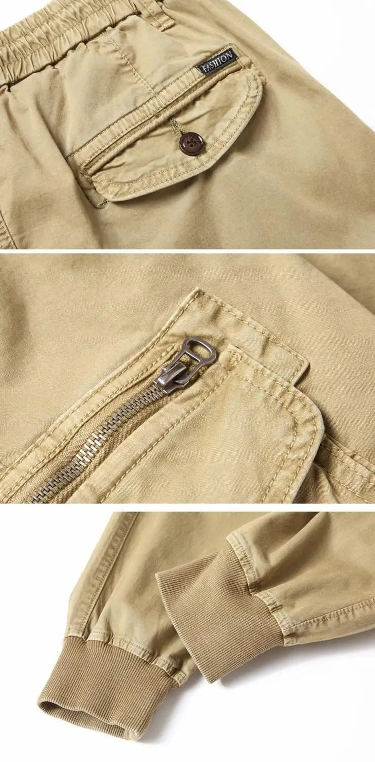 Men’s Cargo Pants – Safari Style with Pockets
