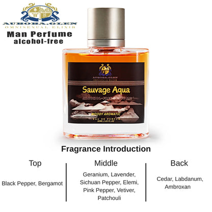 AURORA.GLEN Azure Breeze – Alcohol-Free Eau de Parfum for Men (50ml)